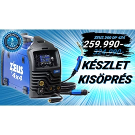 Panelectrode ZEUS 200 Double Pulse (4x4) inverteres hegesztőgép