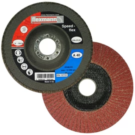 Lamellás csiszoló Flexmann Speed-flex 115x22,2mm kúpos, fa, fém A40