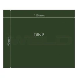 Hegesztő üveg 90×110mm DIN9