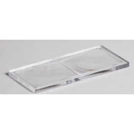 Hegesztő védőplexi víztiszta dioptriás +2,0 50×107mm