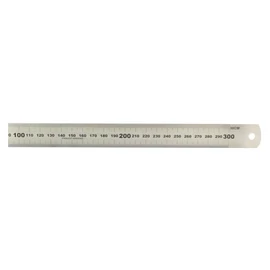 Vonalzó acél inox 300×26mm