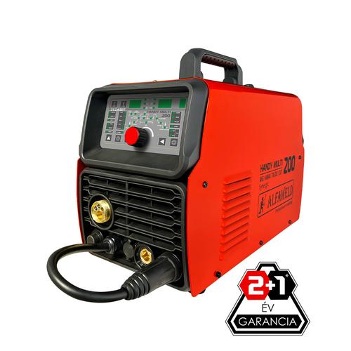ALFAWELD HANDY MULTI 200 Synergic MIG-MMA-TIG DC-CUT inverteres hegesztő és plazmavágó gép