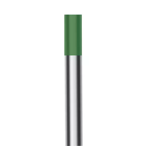 Wolfram elektróda WP 4,0x175mm zöld