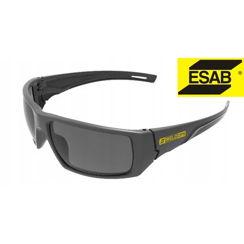 Esab munkavédelmi szemüveg WeldOps XF-300 sötét szürke keret, füst lencse